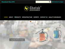 Tablet Screenshot of chetaktools.com